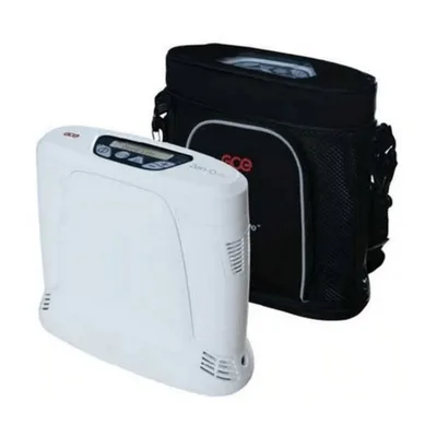 Concentrador de oxígeno portátil con batería y bolso